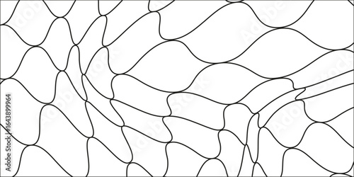 Curved net pattern. Seamless design for sportswear or equipment like soccer goals, volleyball nets, basketball hoops, hockey nets, and athletic gear.