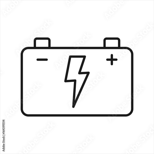 Accumulator Outline Icon