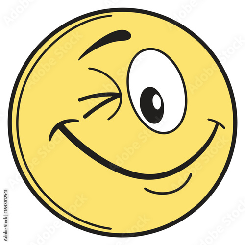 happy smiley face with smile