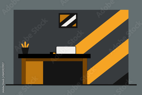 Corporate Reception with Onyx Wall Panel