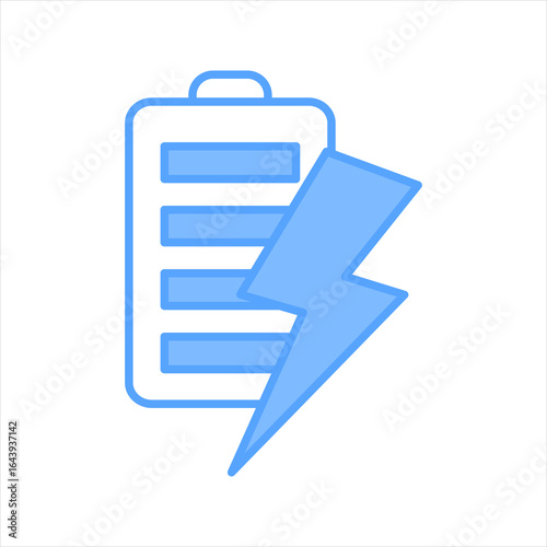 Battery Blue Icon