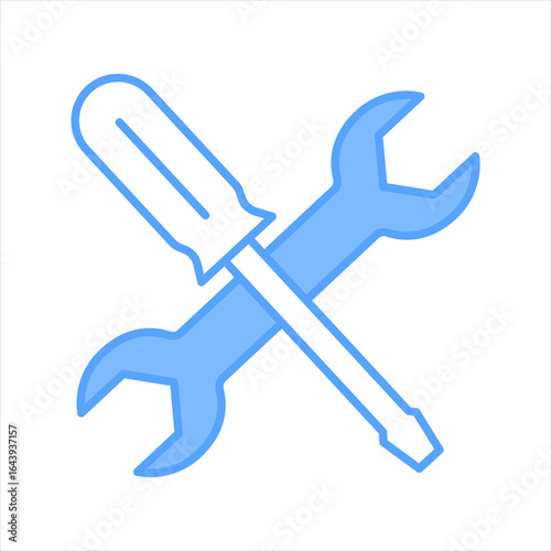 Maintenance Blue Icon