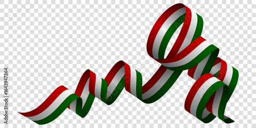 Tajikistan flag ribbon. Tajikistan flag ribbon that is flying irregularly design