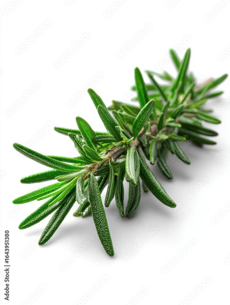 Fototapeta premium rosemary on a white background
