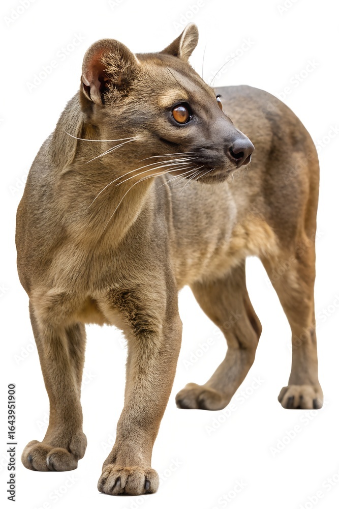 Obraz premium fossa on white