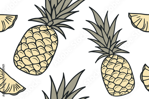 vector illustration of pineapple