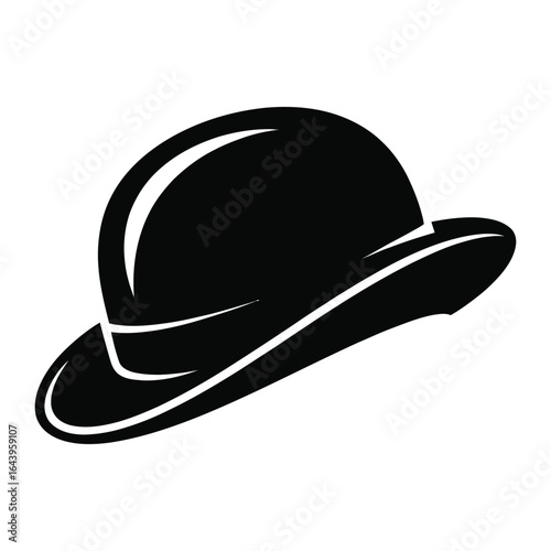 Retro bowler silhouette vintage-style sports pose black vector for classic tournament branding isolated on white