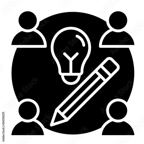 Co-Creation Hub  Icon Element For Design