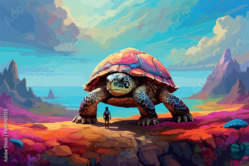 Journey to the Colossal Turtle .