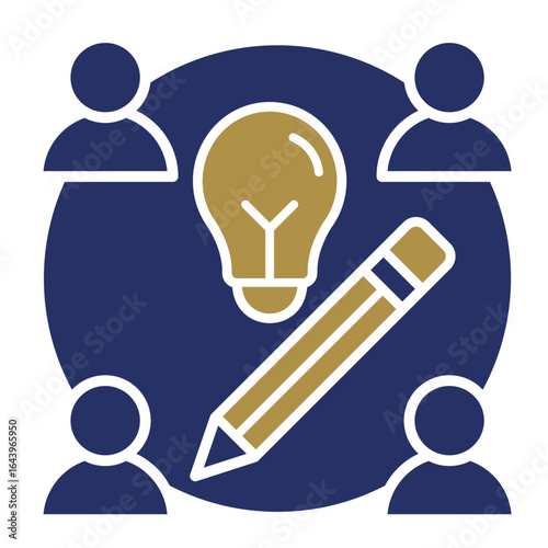 Co-Creation Hub  Icon Element For Design