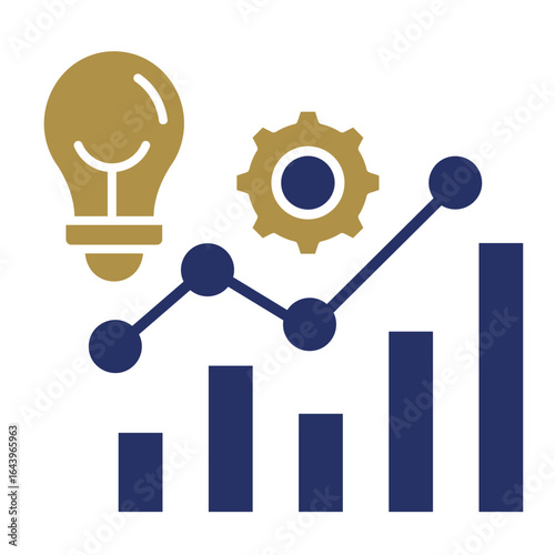 Innovation Metrics  Icon Element For Design