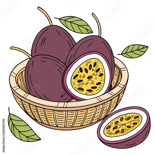 vector illustration of an apple