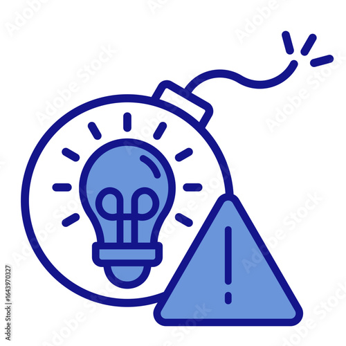 Disruptive Idea  Icon Element For Design