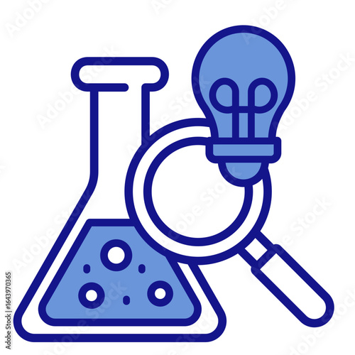 R&D Lab  Icon Element For Design