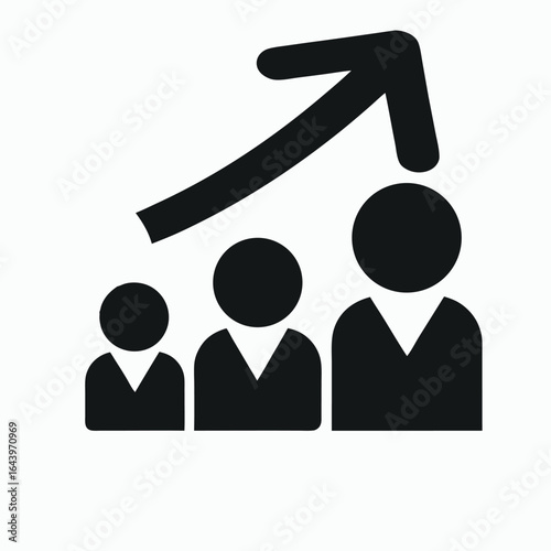 business growth people icons