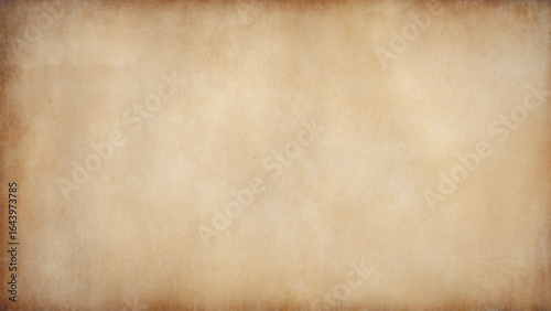 Blank aged paper sheet as old dirty frame background with dust and stains. Front view. Vintage and antique art concept. Detailed closeup studio shot. Vector idea
