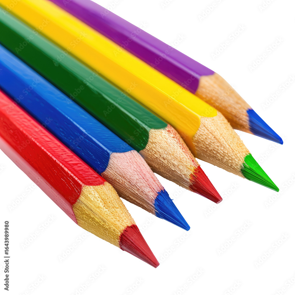 Fototapeta premium Close-up of colorful pencils