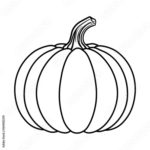 black and white pumpkin icon without background