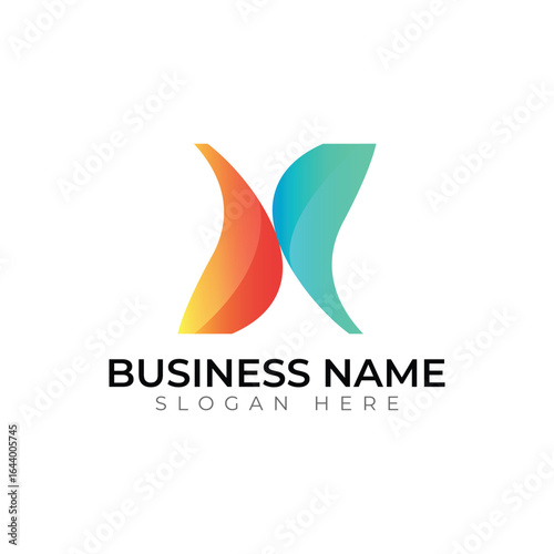 Free Download Modern Abstract X Logo Design for Innovative Businesses - GFXLoad