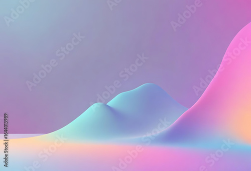 Neon pink wash studio wall with floor