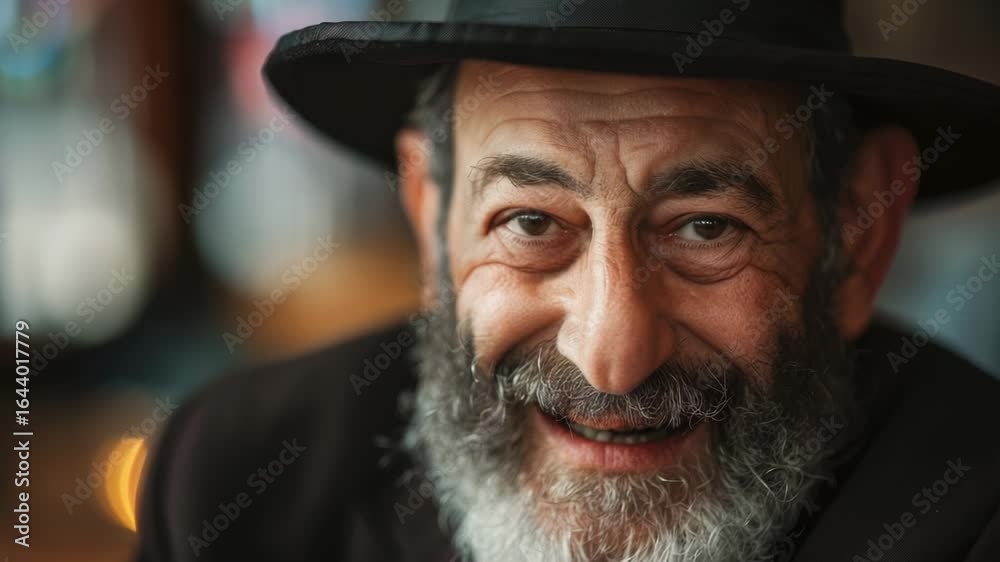 Close-up portrait of a person wearing a hat, can be used for a variety of purposes including portraits, street photography, or as a prop in a scene Close-up portrait of a person wearing a hat, can be used for a variety of purposes including portraits, street photography, or as a prop in a scene