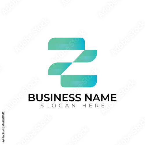 Modern Abstract Blue Business Logo Design
