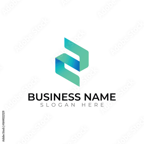 Modern Abstract Blue Business Logo Design
