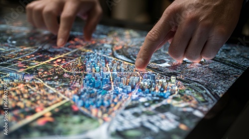 Interactive Urban Planning Interface with Holographic Elements for Smart City Development and Community Engagement