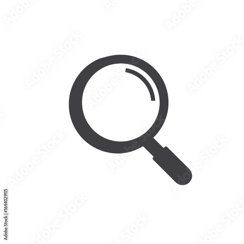 Magnifying glass, a symbol of clarity and investigation.