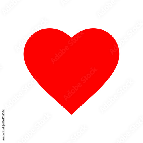 Red love heart flat icon. Happy valentine's day, stickers, cards, patterns, and gifts. Simple flat design element for romance, passion, health, and social media like button. Vector illustration Free Download Red love heart flat icon. Happy valentine's day, stickers, cards, patterns, and gifts. Simple flat design element for romance, passion, health, and social media like button. Vector illustration - GFXLoad