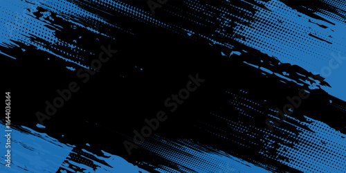 light blue black brush wrap car sticker pattern abstract banner sporty lines. vector modern