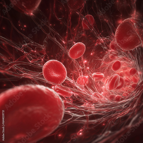 red blood cell flow