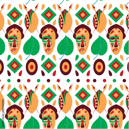 seamless pattern with kids