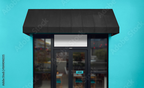 Vintage Fast Food Classic Shop Facade Mockup