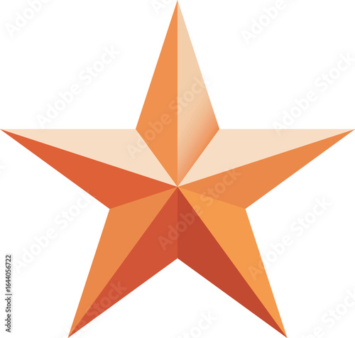 Red star. Green Christmas star isolated on white background. Nice illustration of a 3d look Red star on white background. Star vector collection.