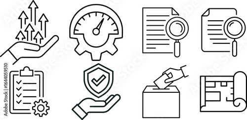 Business Management and Planning Icons