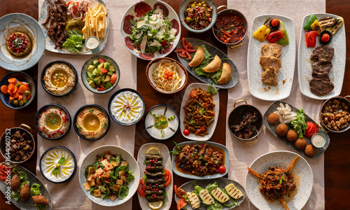 Photos Zakuski, appetizers, snacks, horsd’oeuvres, cold, tasty, traditional, assorted,