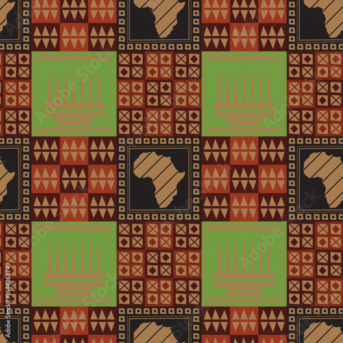 set of seamless backgrounds