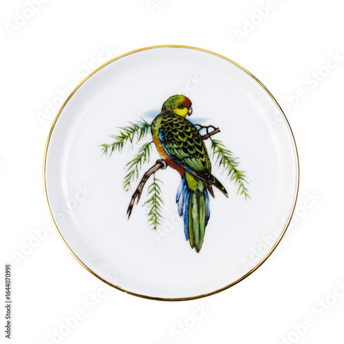 Decorative Plates On White Background