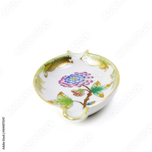Decorative Plates On White Background