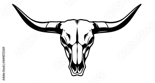 skull silhouette, horned head skull, bull skull clipart, western decoration skull, skull and horns, skull graphic, longhorn head skull, skull artwork, bull skull motif, cowboy symbol skull, desert mot