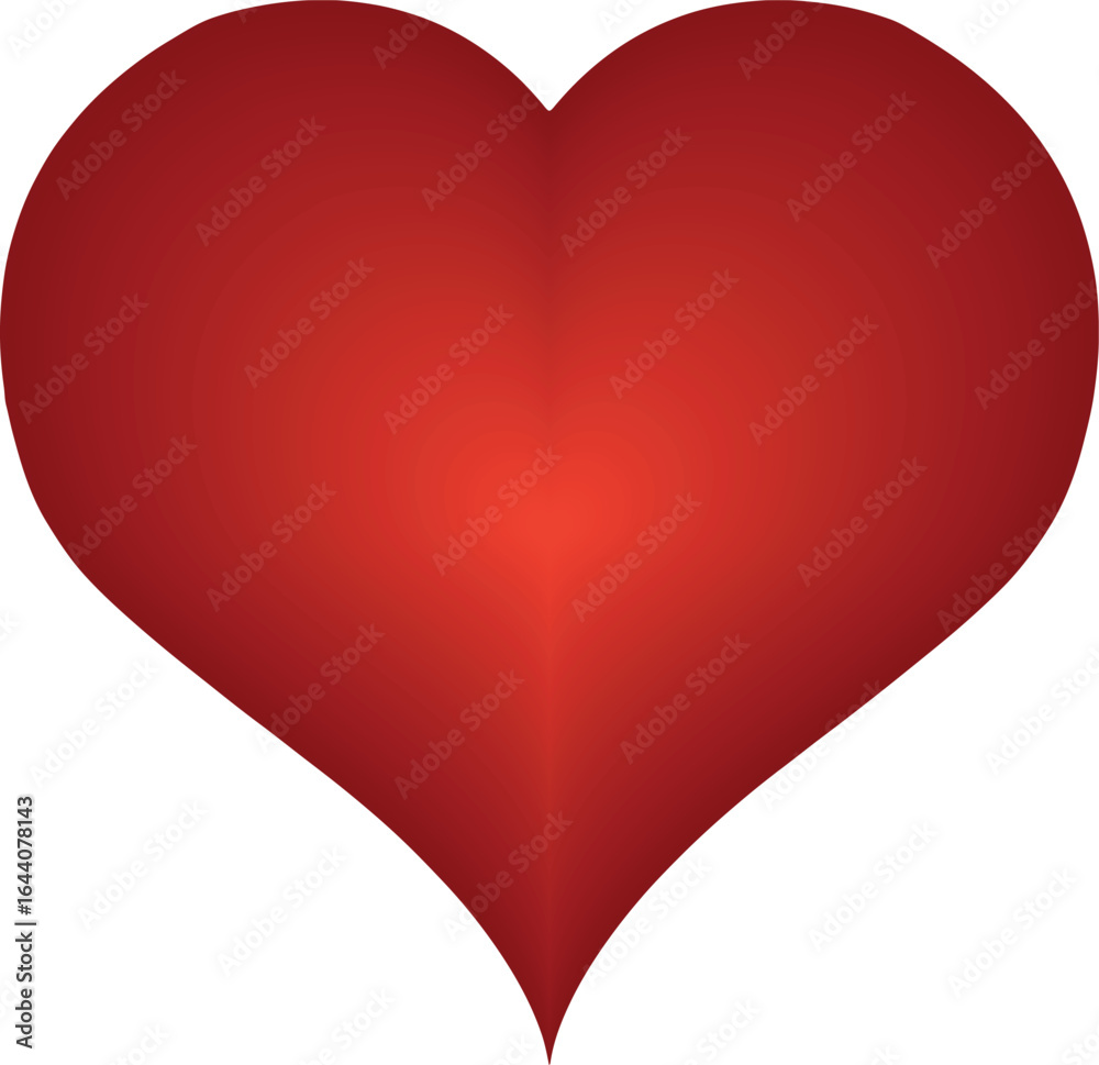 Heart shape design for love symbols, Set simple drawings heart symbols, valentines day related designs and frames, Red heart formed by Available in vector EPS format. editable vector file format.