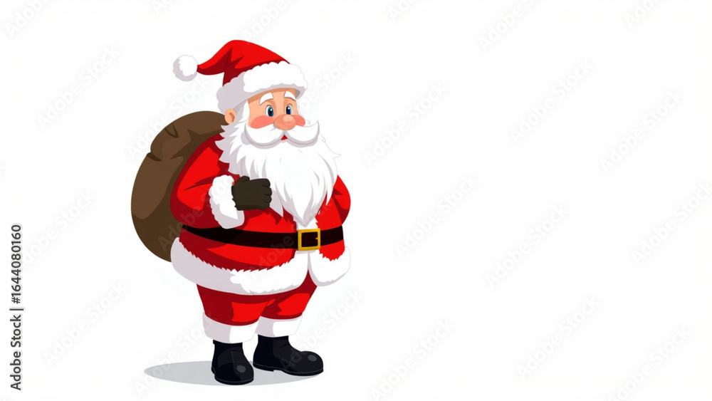 santa claus isolated on white background santa claus isolated on white background
