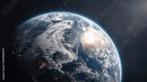 Planet Earth in Space