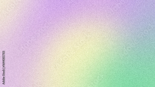 Photos Abstract vibrant purple yellow green blurry grain gradient background