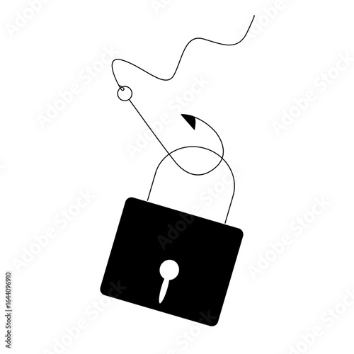 different phishing scenes and situations. Human hand with icon and image. Cyber crimes committed by hackers and hackers stealing personal data, banking credentials and information