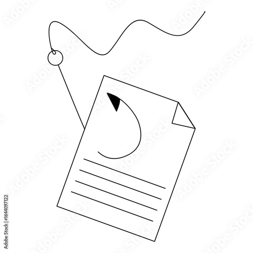 different phishing scenes and situations. Human hand with icon and image. Cyber crimes committed by hackers and hackers stealing personal data, banking credentials and information