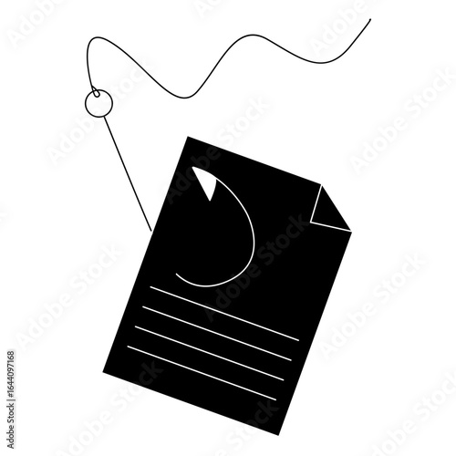 different phishing scenes and situations. Human hand with icon and image. Cyber crimes committed by hackers and hackers stealing personal data, banking credentials and information