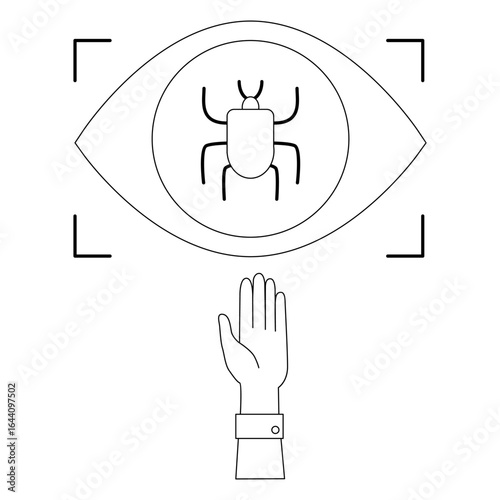 different phishing scenes and situations. Human hand with icon and image. Cyber crimes committed by hackers and hackers stealing personal data, banking credentials and information
