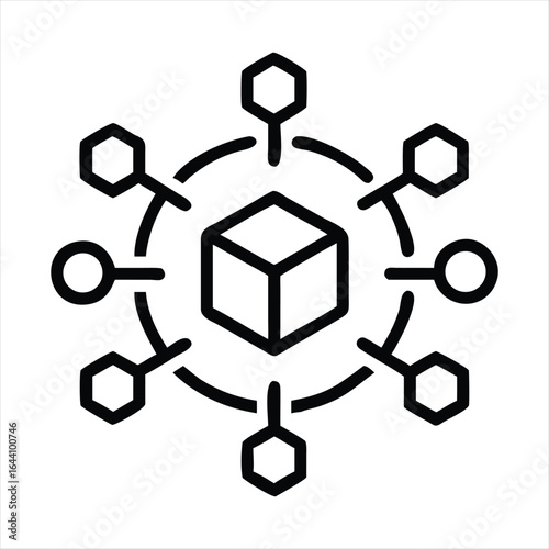 Electrical circuit vector silhouette icon symbol set illustration design
